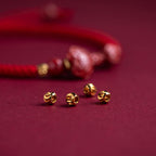 Fortune Jewel Handmade Cinnabar Ruyi Handle Fu Character PiXiu Blessing Red String Braided Bracelet
