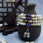 Fortune Jewel 108 Mala Beads Natural Shetai jade Luck Prosperity Bracelet