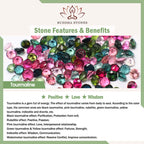 Fortune Jewel 108 Mala Beads Multi-layer Natural Tourmaline Lotus Wisdom Bracelet
