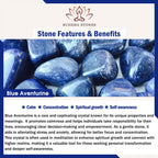 Fortune Jewel 108 Mala Beads Multi-layer Natural Blue Aventurine Lotus Calm Bracelet