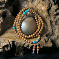 Fortune Jewel 108 Mala Beads Bian Stone Healing Bracelet