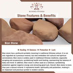 Fortune Jewel 108 Mala Beads Bian Stone Healing Bracelet