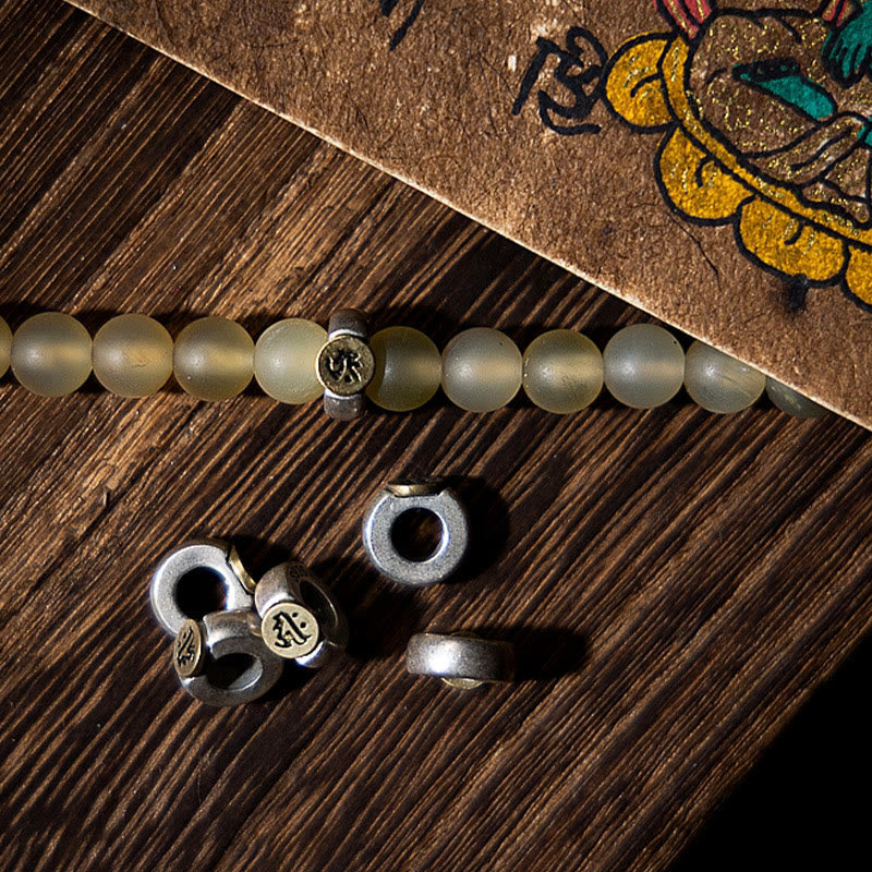 Fortune Jewel Tibet 108 Mala Beads Chinese Zodiac Natal Buddha Natural Sheep Horn Wealth Bracelet
