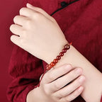Fortune Jewel Five Elements Various Crystal Agate Wealth Reincarnation Knot Braid Bracelet