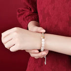 Fortune Jewel Five Elements Various Crystal Agate Wealth Reincarnation Knot Braid Bracelet