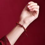 Fortune Jewel Five Elements Various Crystal Agate Wealth Reincarnation Knot Braid Bracelet