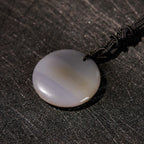 Fortune Jewel Vajra Dorje Sanskrit Pattern Natural Various Crystal Black Obsidian Fulfilment Necklace Pendant