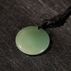 Fortune Jewel Swastika Lotus Pattern Natural Various Crystal Black Obsidian Purification Necklace Pendant