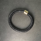 Fortune Jewel Ebony Wood Copper Brass Calm Bracelet