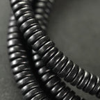 Fortune Jewel Ebony Wood Copper Brass Balance Triple Wrap Bracelet