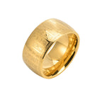 Fortune Jewel Chinese Characters Engraved Pattern Titanium Steel Balance Ring