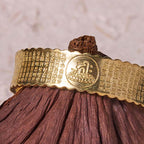 Fortune Jewel Great Compassion Mantra Copper Brass Luck Self Care Bracelet Bangle