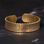 Fortune Jewel Great Compassion Mantra Copper Brass Luck Self Care Bracelet Bangle