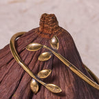 Fortune Jewel Lucky Clover Copper Brass Healing Bracelet Bangle