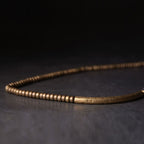 Fortune Jewel Vintage Lava Rock Copper Brass Multi-turn Wrap Calm Bracelet
