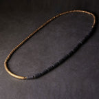 Fortune Jewel Vintage Lava Rock Copper Brass Multi-turn Wrap Calm Bracelet