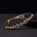 Fortune Jewel Pi Xiu Copper Brass Luck Keep Away Evil Spirits Bracelet Bangle