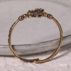 Fortune Jewel Pi Xiu Carrying Coin Ingot Copper Brass Luck Wealth Bracelet Bangle