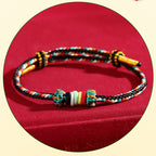 Fortune Jewel Five Elements Colorful String Completeness Knot Reef Knot Braid Luck Bracelet