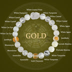 Fortune Jewel Five Elements Various Crystal Agate Pixiu Wealth Bracelet