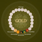 Fortune Jewel Five Elements Various Agate Jambhala Luck Bracelet