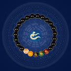 Fortune Jewel Five Elements Various Agate Jambhala Luck Bracelet