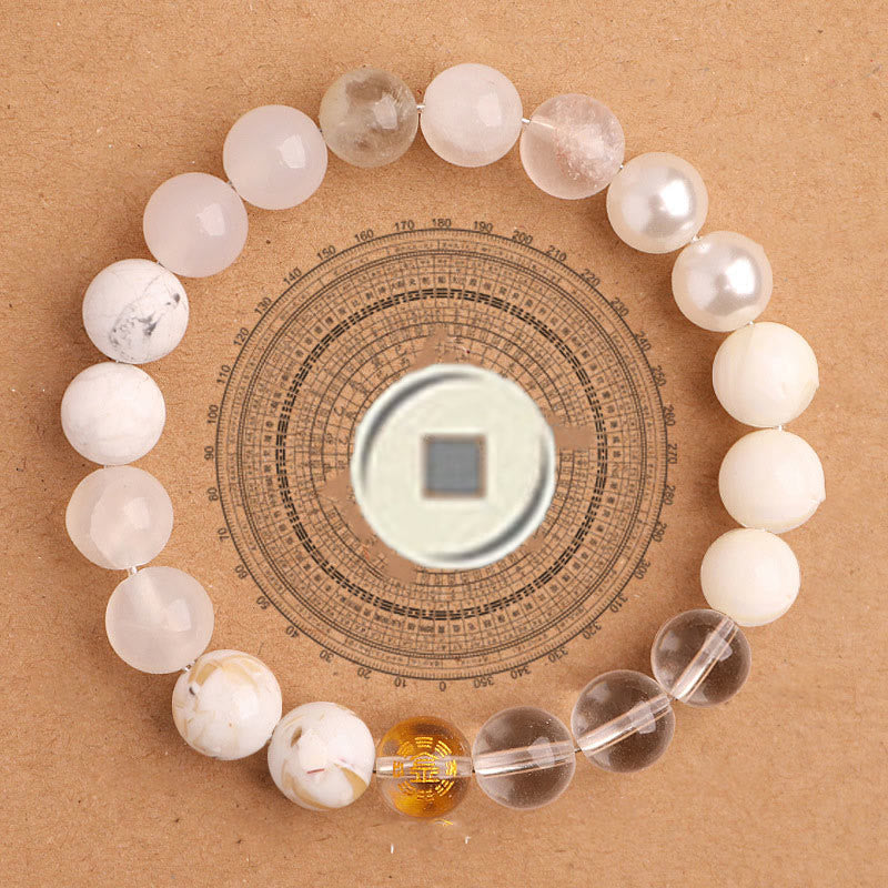 Fortune Jewel Five Elements Various Agate Balance Luck Bracelet