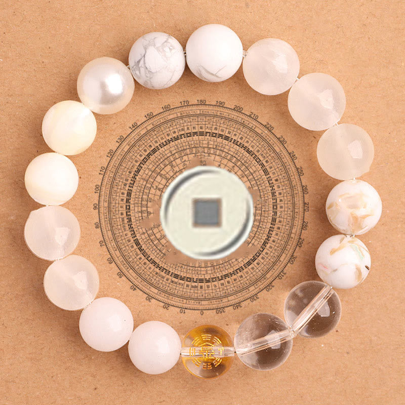Fortune Jewel Five Elements Various Agate Balance Luck Bracelet