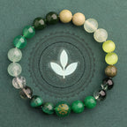 Fortune Jewel Five Elements Various Agate Balance Luck Bracelet