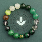 Fortune Jewel Five Elements Various Agate Balance Luck Bracelet
