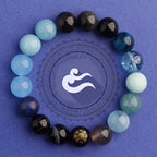 Fortune Jewel Five Elements Various Agate Balance Luck Bracelet