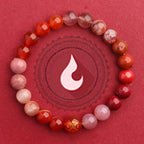 Fortune Jewel Five Elements Various Agate Balance Luck Bracelet