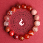 Fortune Jewel Five Elements Various Agate Balance Luck Bracelet