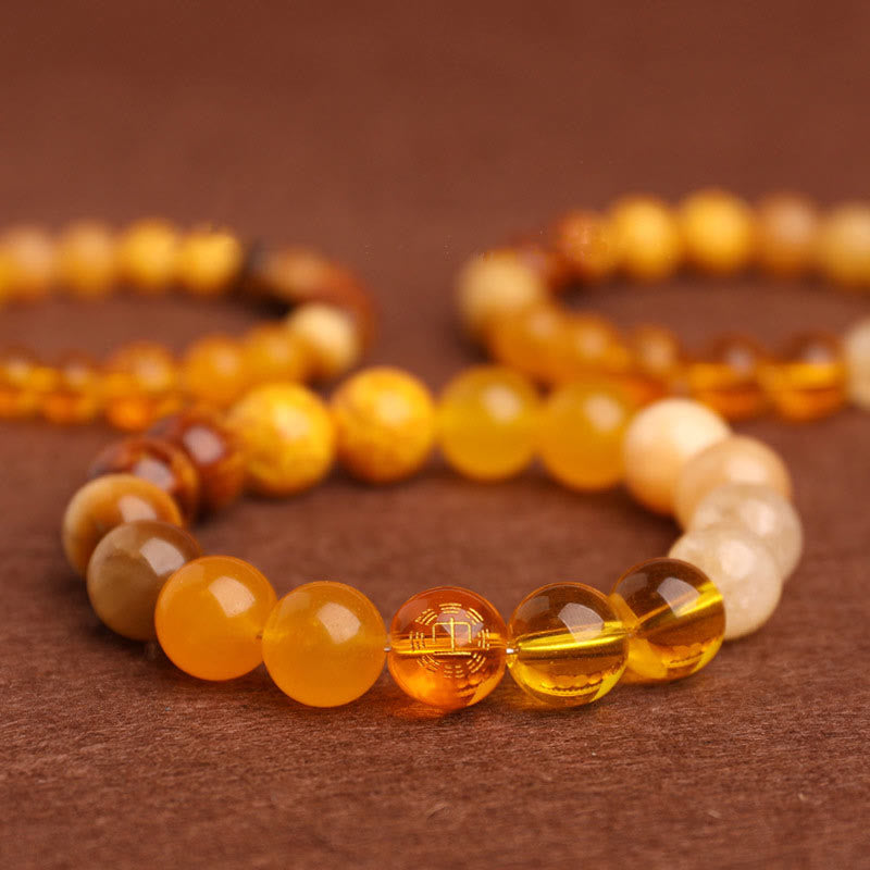 Fortune Jewel Five Elements Various Agate Balance Luck Bracelet