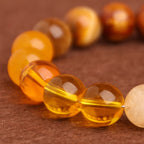 Fortune Jewel Five Elements Various Agate Balance Luck Bracelet