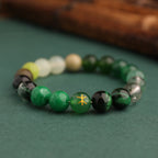 Fortune Jewel Five Elements Various Agate Balance Luck Bracelet