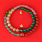 Buddha Stones Five Elements Various Agate Crystal Pearl Black Onyx White Agate White Crystal Luck Bracelet