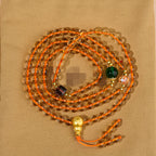 Fortune Jewel 108 Mala Beads Citrine Happiness Bracelet