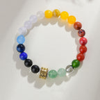 Fortune Jewel Five Elements Various Agate Crystal Red Agate Gold Sheen Obsidian Yellow Agate Luck Bracelet