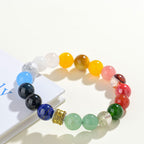 Fortune Jewel Five Elements Various Agate Crystal Red Agate Gold Sheen Obsidian Yellow Agate Luck Bracelet