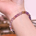 Fortune Jewel Natural Purple Phantom Love Wisdom Bracelet