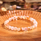 Fortune Jewel Natural Citrine Snowflake Crystal Prosperity Bracelet