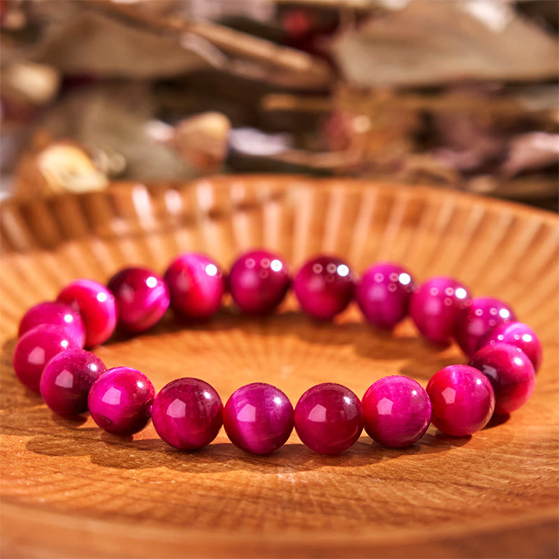 Fortune Jewel Red Tiger Eye Calm Bracelet