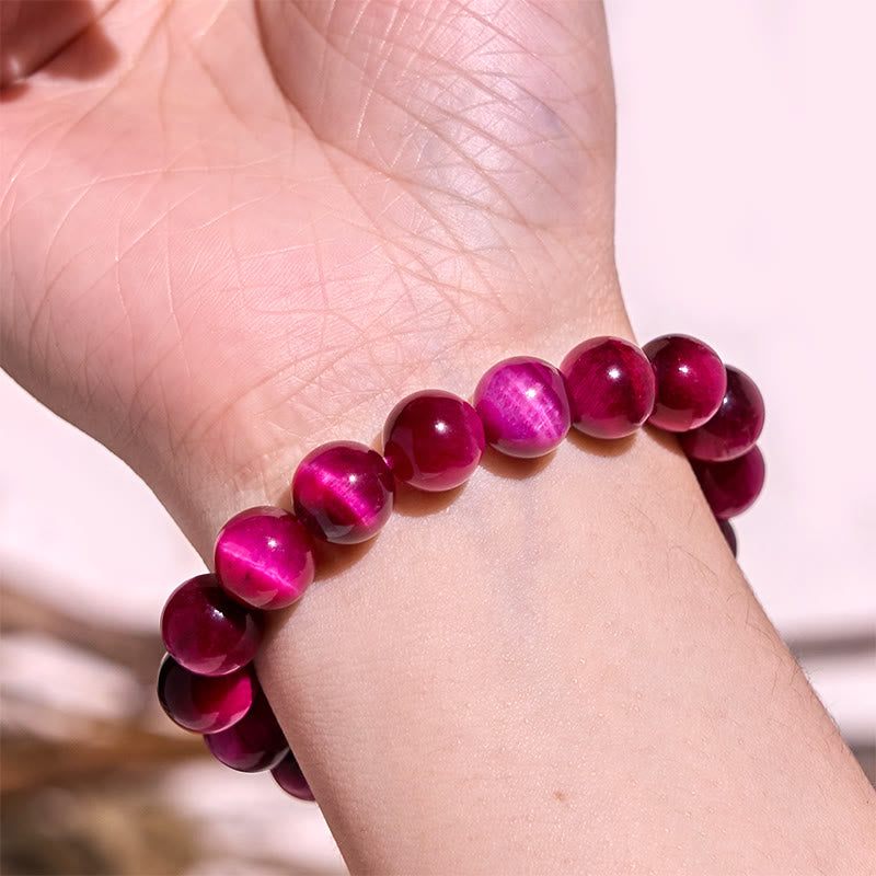Fortune Jewel Red Tiger Eye Calm Bracelet