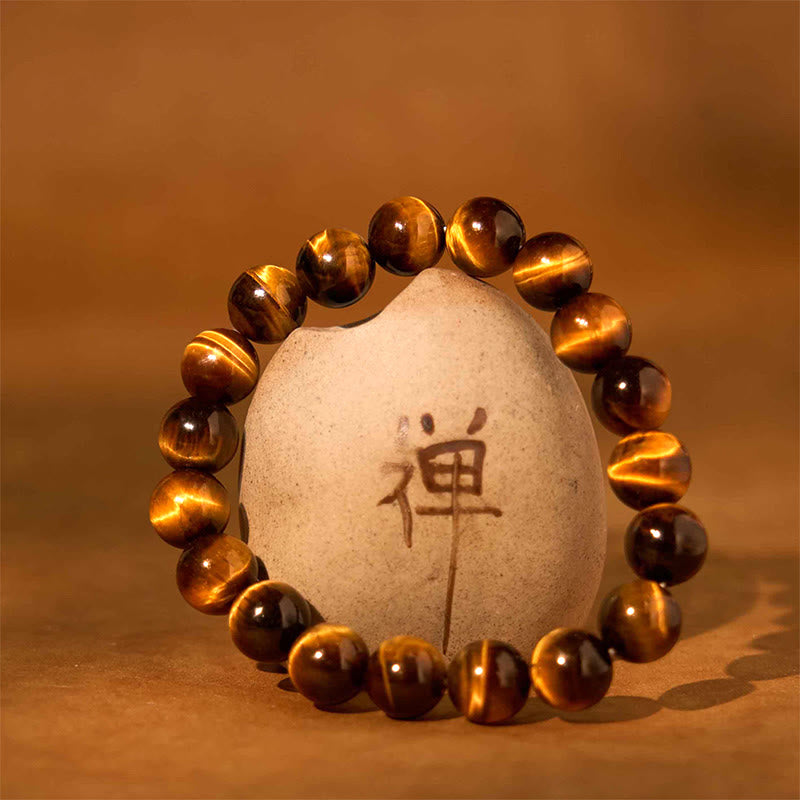 Fortune Jewel Tiger Eye Strength Bracelet