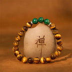 Fortune Jewel Tiger Eye Green Tiger Eye Courage Bracelet