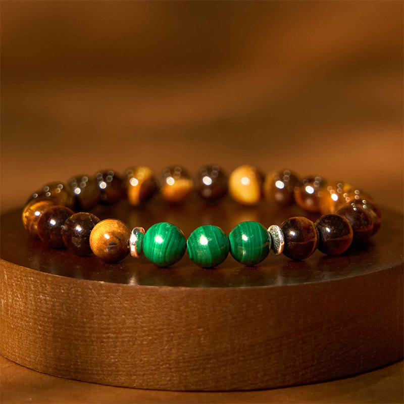 Fortune Jewel Tiger Eye Green Tiger Eye Courage Bracelet