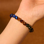 Fortune Jewel Blue Tiger Eye Green Tiger Eye Tiger Eye Balance Bracelet