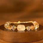 Fortune Jewel Natural Citrine Pixiu Prosperity Bracelet