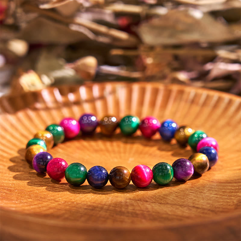 Fortune Jewel Tiger Eye Resolve Courage Bracelet